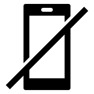 No Phones with solid fill